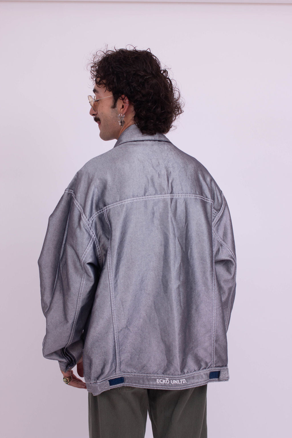 Reversible denim jacket